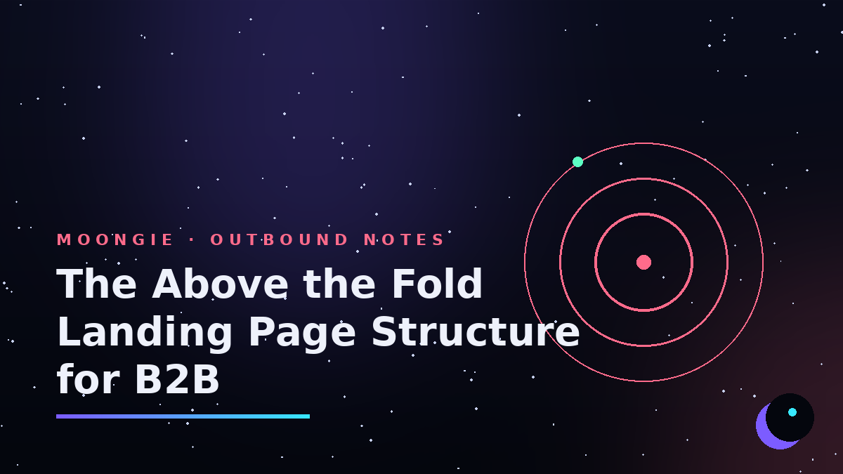 The Above the Fold Landing Page Structure for B2B