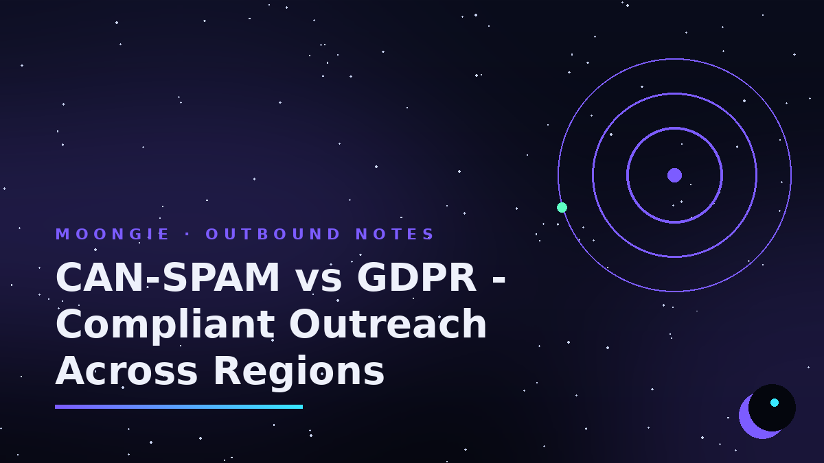 CAN-SPAM vs GDPR - Compliant Outreach Across Regions