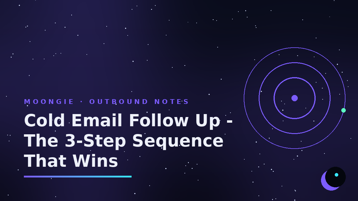 Cold Email Follow Up - The 3-Step Sequence That Wins