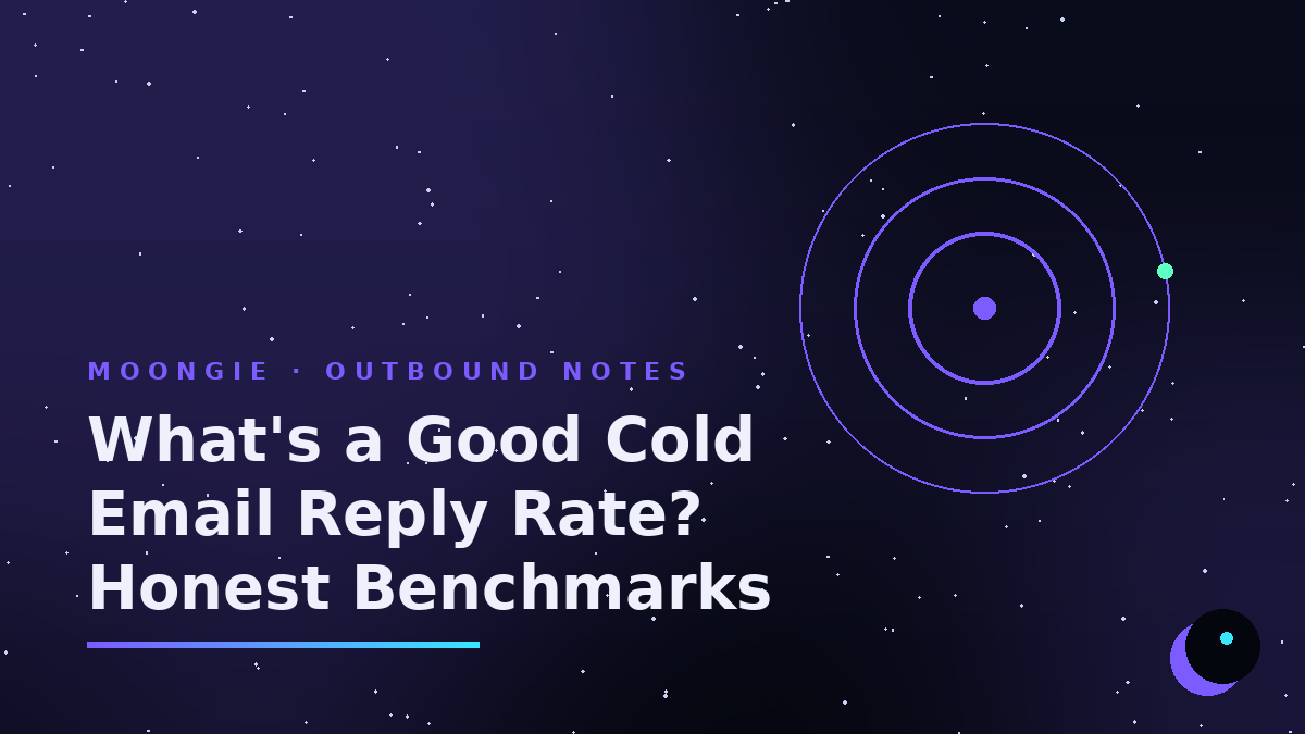 What's a Good Cold Email Reply Rate? Honest Benchmarks
