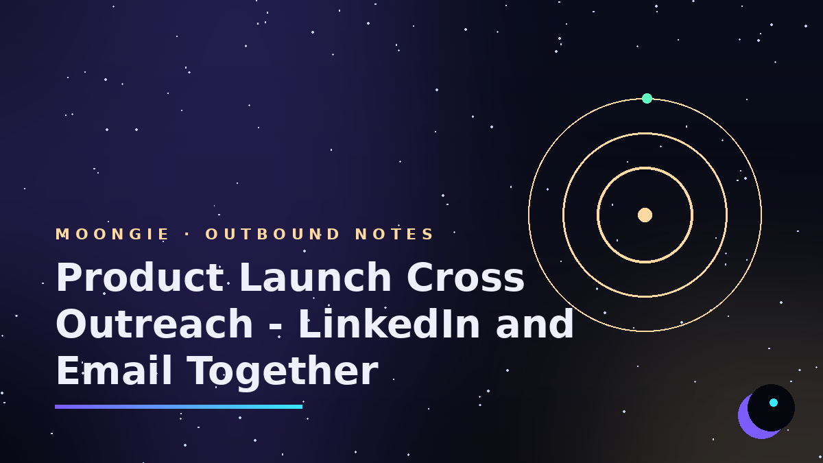 Product Launch Cross Outreach - LinkedIn and Email Together