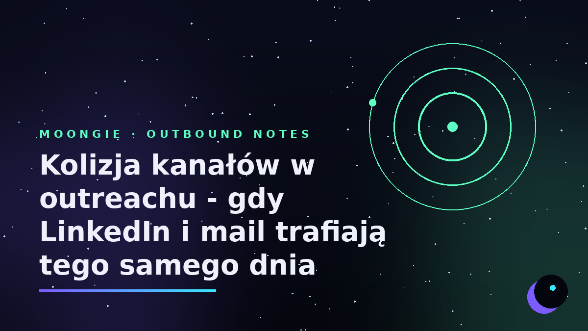 Kolizja kanałów w outreachu - gdy LinkedIn i mail trafiają tego samego dnia