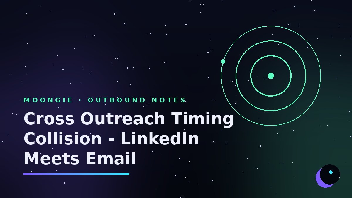 Cross Outreach Timing Collision - LinkedIn Meets Email
