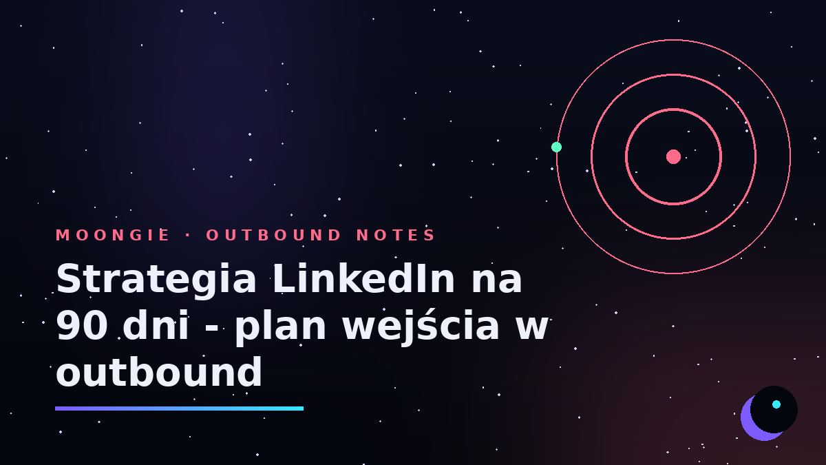 Strategia LinkedIn na 90 dni - plan wejścia w outbound