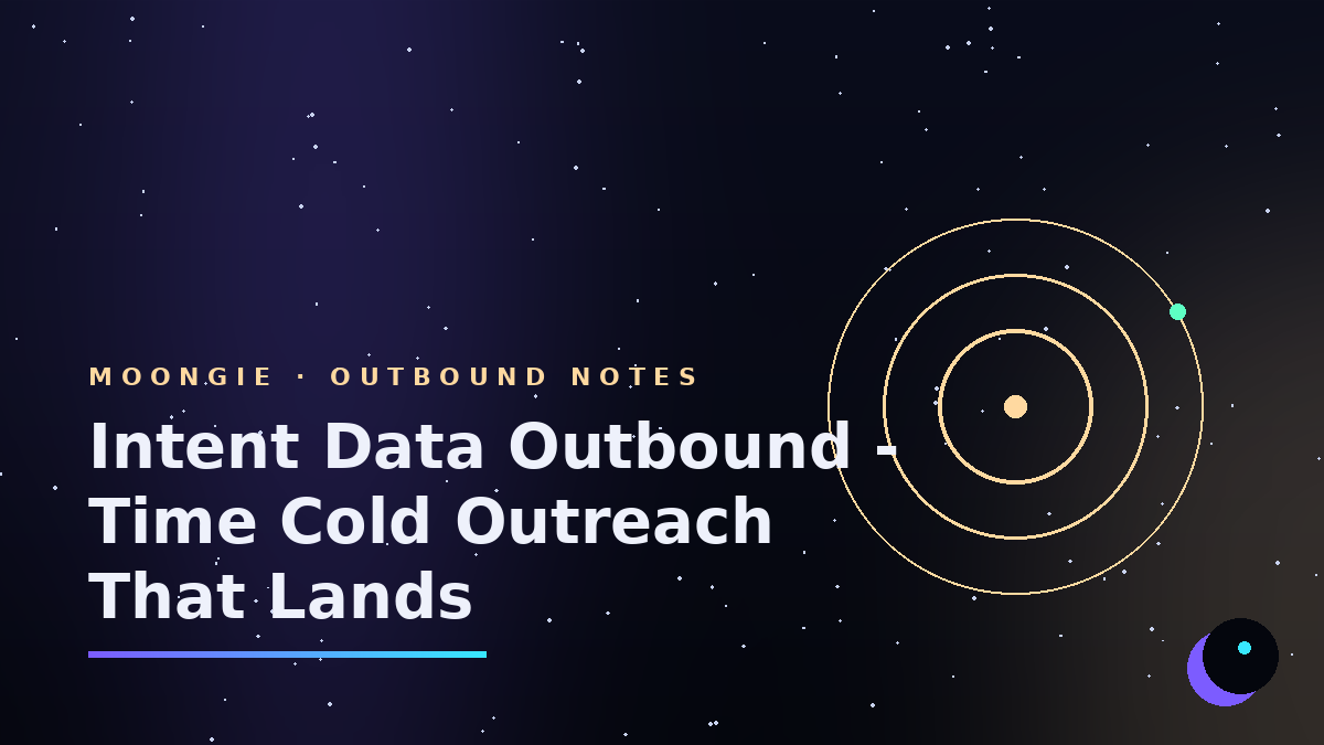 Intent Data Outbound - Time Cold Outreach That Lands