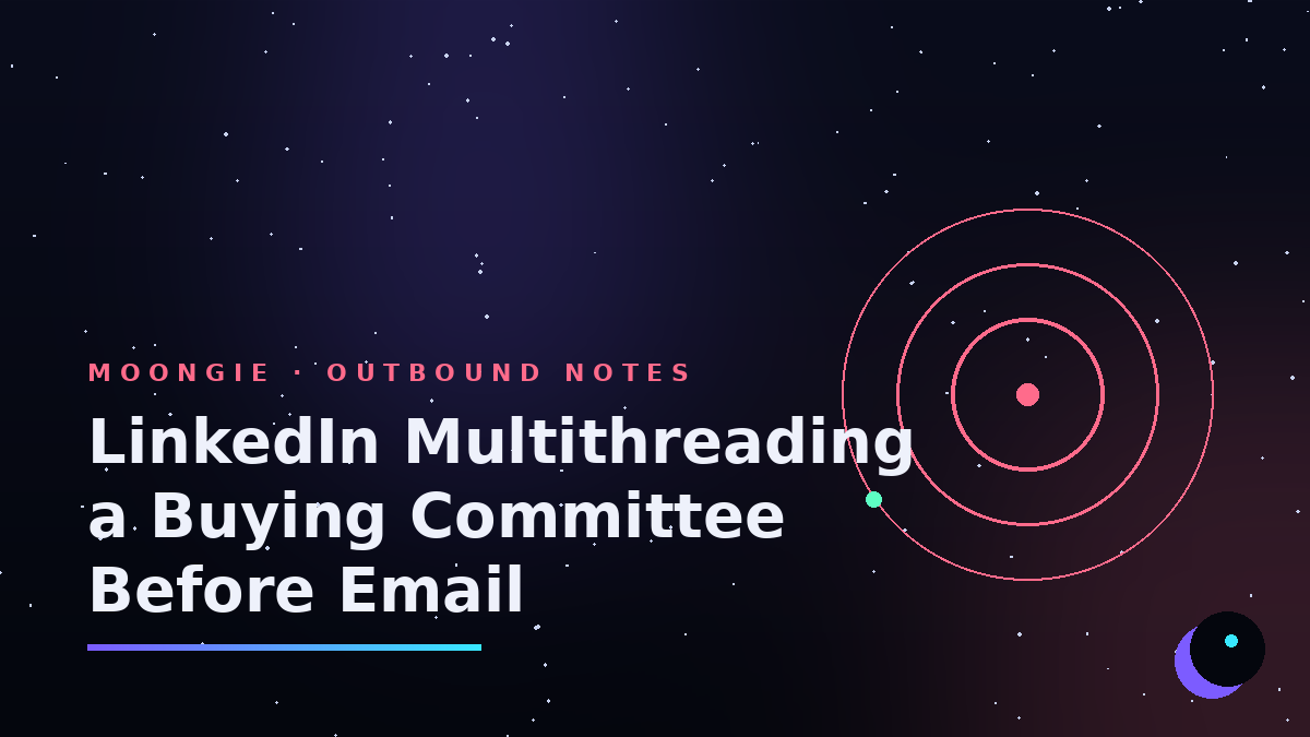 LinkedIn Multithreading a Buying Committee Before Email