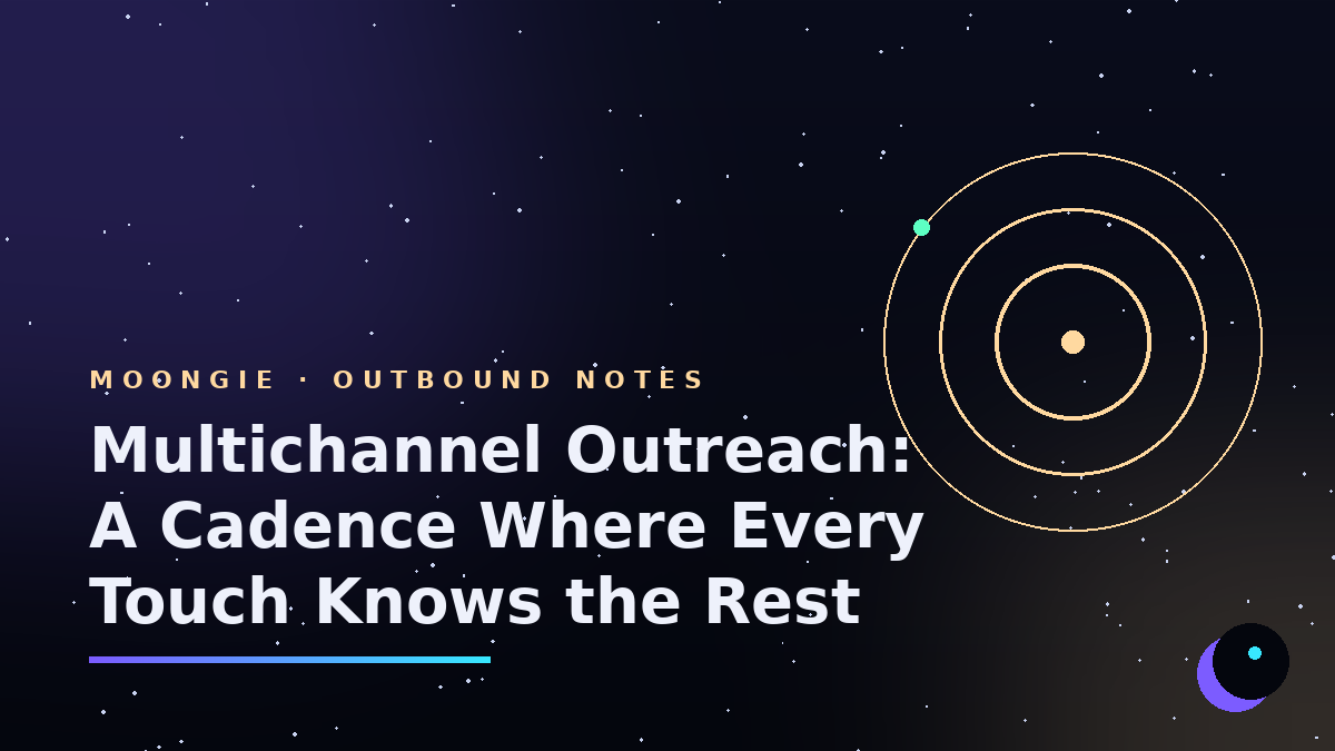 Multichannel Outreach: A Cadence Where Every Touch Knows the Rest