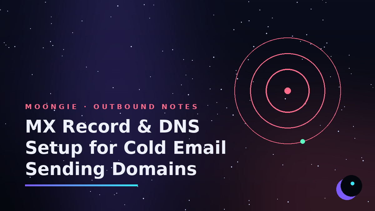 MX Record & DNS Setup for Cold Email Sending Domains